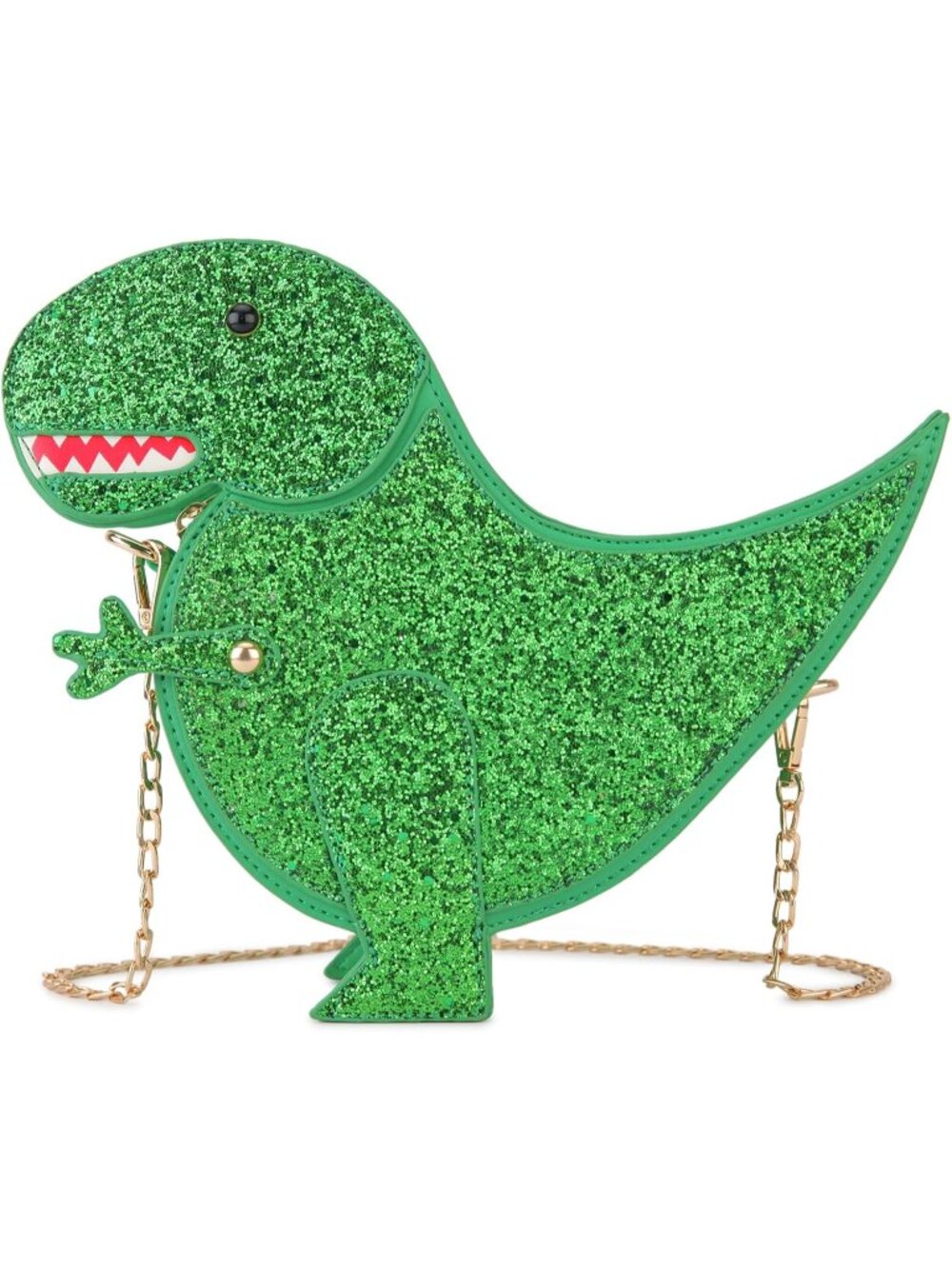 Women's Green Fun Shape Purse Unique Chain Adjustable Shoulder Crossbody Bags
